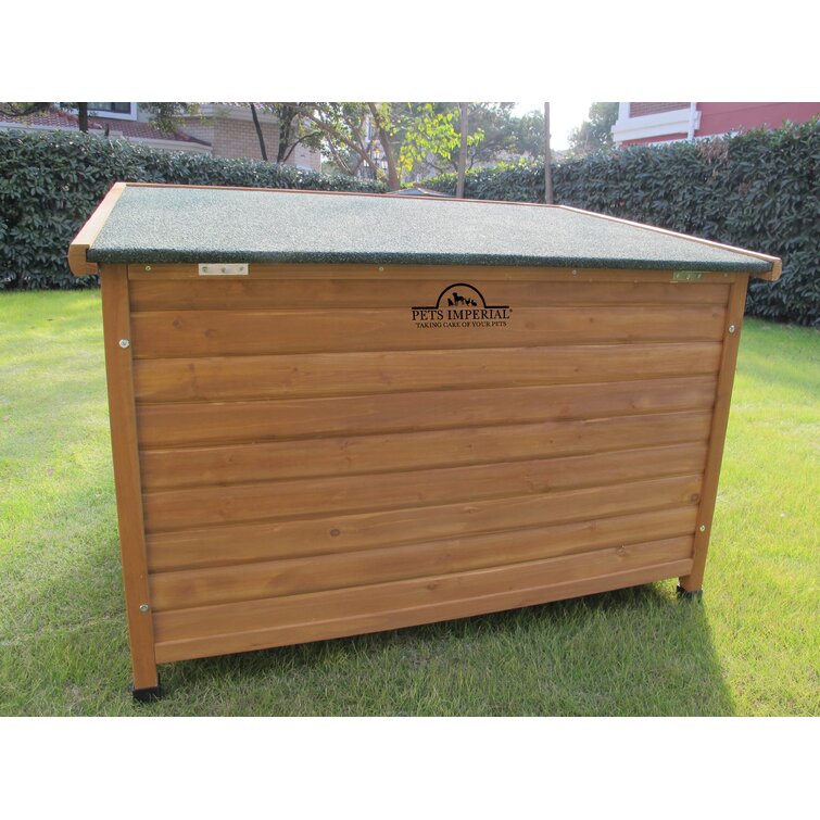 Pets imperial extra large insulated wooden norfolk dog hot sale kennel